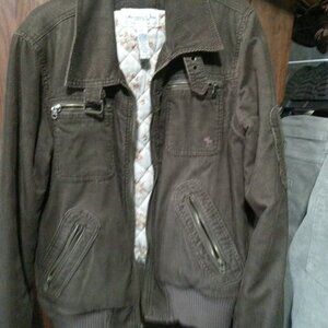 Vintage Abercrombie and Fitch Brown corduroy Coat